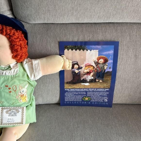 Cabbage Patch Kids Little People Red Hair Boy Birth Certificate Adoption Papers - Picture 3 of 16